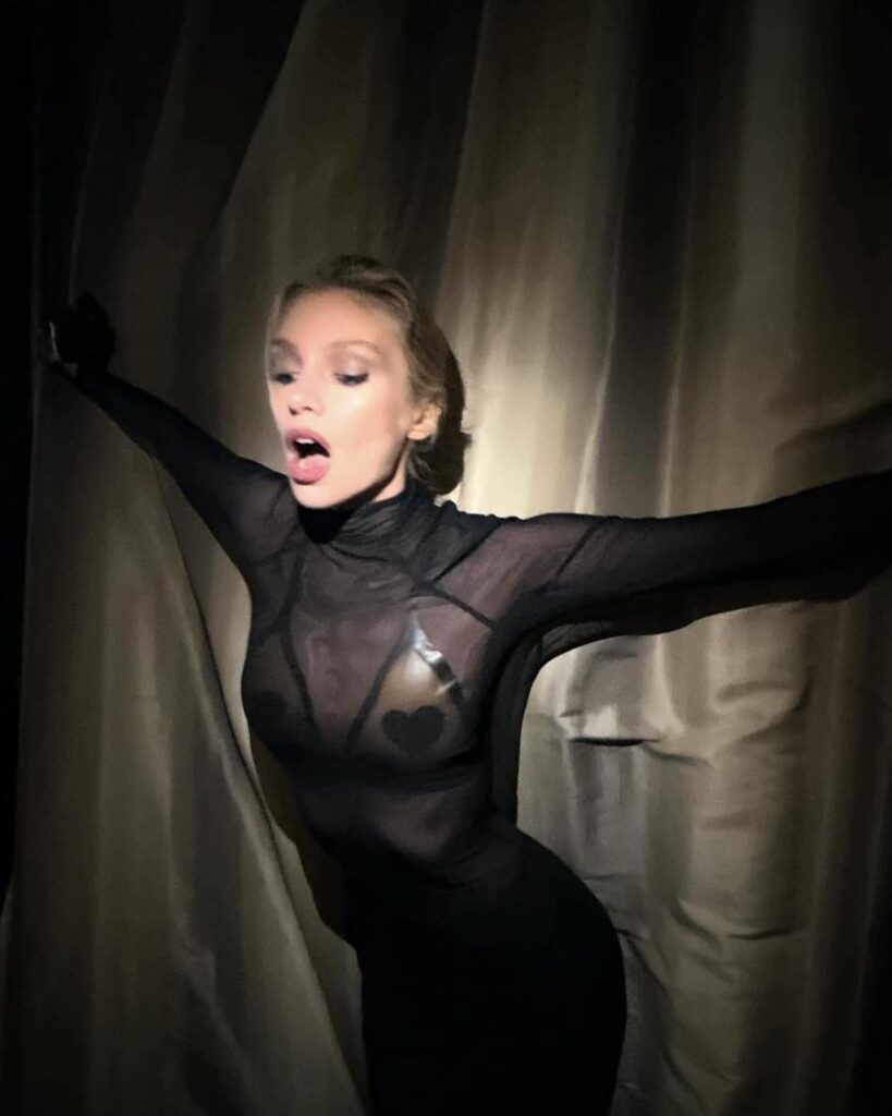 Stella Maxwell in Some Fetish Gear!